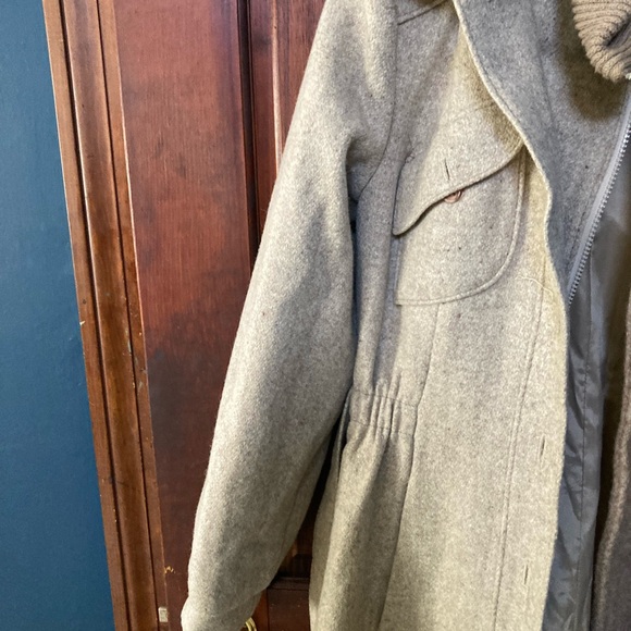 1980s pure wool vintage size 9 made in USA full length coat - Picture 12 of 16